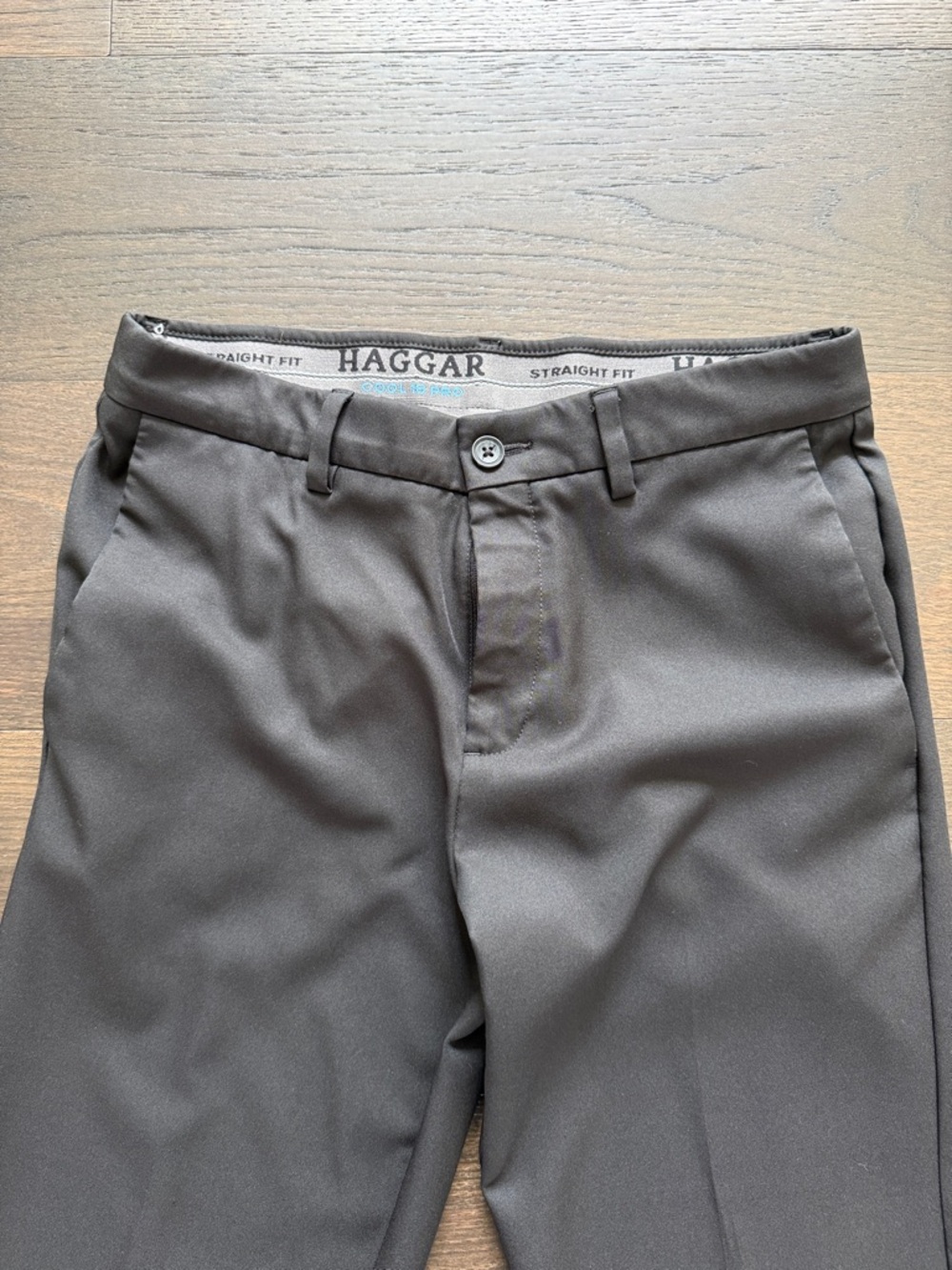 Haggar Straight Fit Dress Pants Black size 32x32